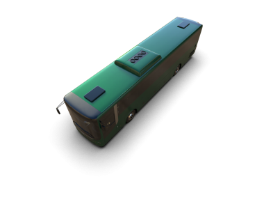 Siyah arka planda izole edilmiş yeşil bir bavul..