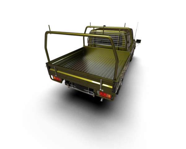 siyah arkaplanda römork için modern römork