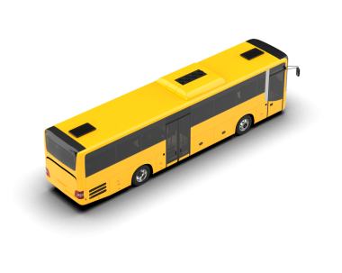 beyaz zemin üzerinde otobüs.