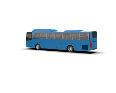 beyaz zemin üzerinde otobüs