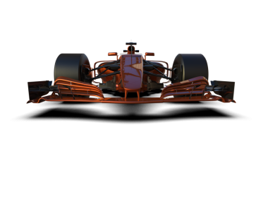 Bir arabanın 3 boyutlu resmi.