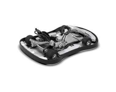 beyaz arkaplanda izole araba parçaları, 3 boyutlu illüstrasyon