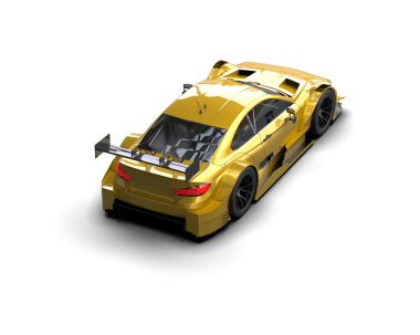 Daha az genel bir konsept arabanın 3 boyutlu çizimi