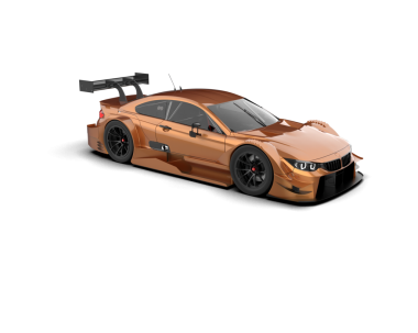 Stüdyo ortamında daha az genel bir konsept arabanın 3 boyutlu çizimi