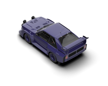 Eski bir arabanın 3 cg görüntüsü