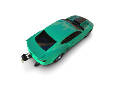 Bir arabanın 3 cg görüntüsü