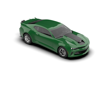 3 boyutlu bir araba.