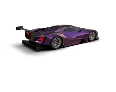 Siyah arka planda süper modern bir araba. 3 Boyutlu Hazırlama