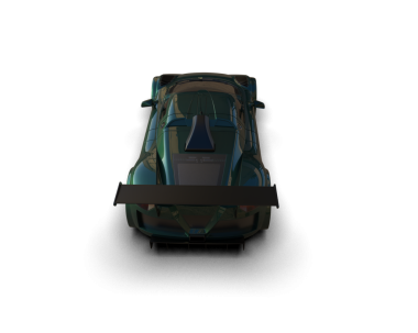 Siyah arkaplanda izole edilmiş yansıtıcı bir nesnenin 3 boyutlu görüntülenmesi