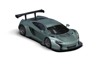 Stüdyo ortamında daha az genel bir konsept arabanın 3 boyutlu çizimi