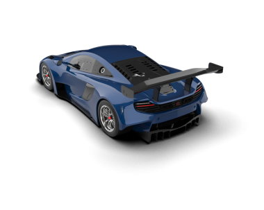 modern araba beyaz arka planda izole edildi. 3 boyutlu görüntüleme