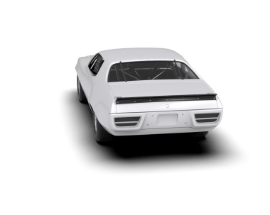 beyaz araba 3D resimleme