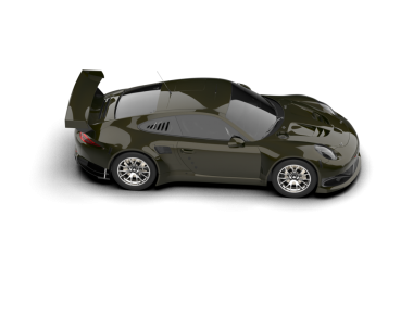 Koyu arkaplan üzerinde araba 3 boyutlu görüntüleme