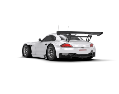 modern araba beyaz arka planda izole edildi. 3 boyutlu görüntüleme