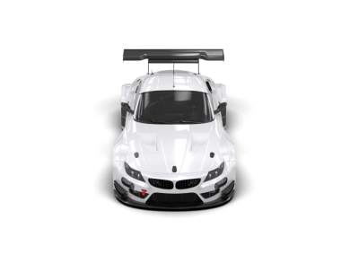 Beyaz arka planda izole edilmiş modern lüks araba. 3d oluşturma.