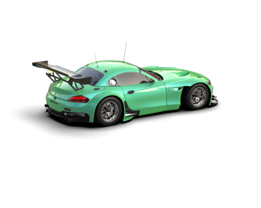 gerçekçi 3 boyutlu bir araba çizimi