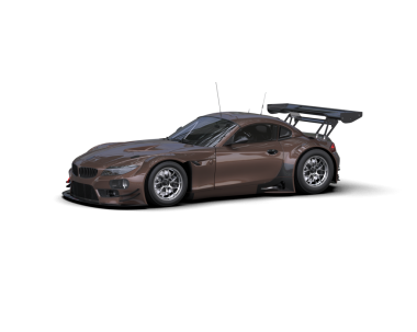 Arka planda araba yarışı.