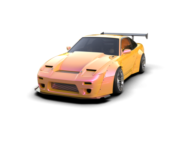 Bir markanın 3 boyutlu tasarımı - daha az genel bir araba