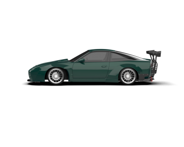 Daha az genel bir konsept arabanın 3 boyutlu çizimi