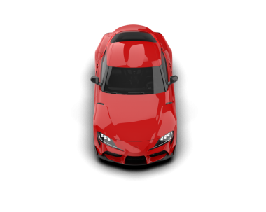 modern araba beyaz arka planda izole edildi. 3 boyutlu görüntüleme