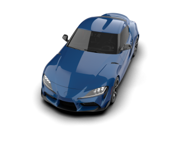 modern araba beyaz arka planda izole edildi. 3 boyutlu çizim - illüstrasyon