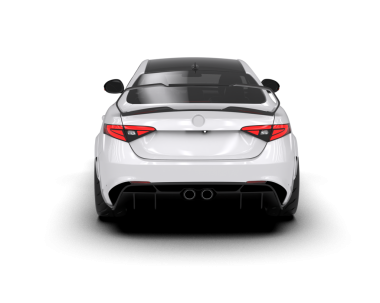 modern otomobil arka planda izole edildi