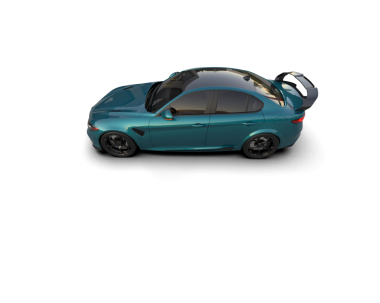 beyaz arka planda modern küçük spor araba