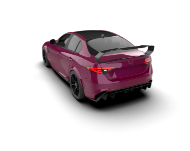 Daha az genel bir konsept arabanın 3 boyutlu çizimi