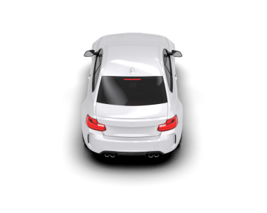 modern beyaz araba - ön görünüm