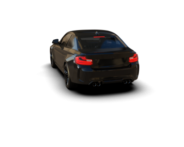 beyaz arkaplanda modern araba.