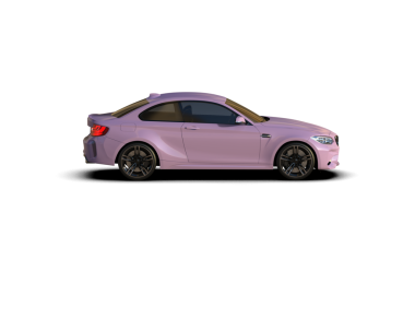 Stüdyo ortamında daha az genel bir konsept arabanın 3 boyutlu çizimi