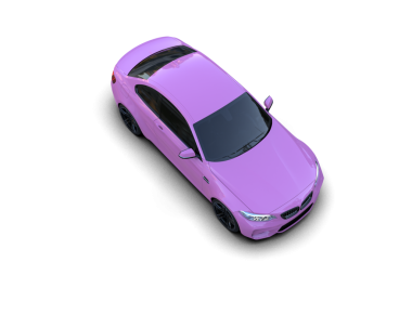 Koyu bir arkaplanda 3 boyutlu bir araba görüntüsü