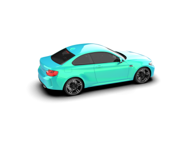 3 boyutlu bir araba.