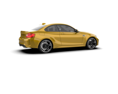 Beyaz arka planda bir araba. 3D model, sedan, sedan..