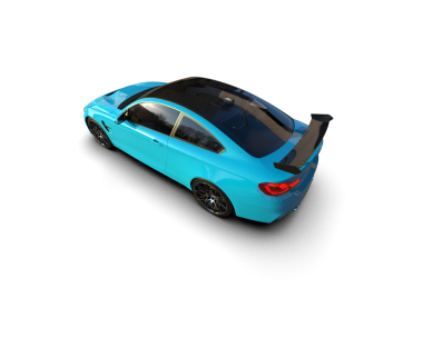 araba beyazda izole edildi