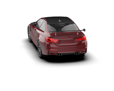 Gri arka planda modern lüks spor araba.