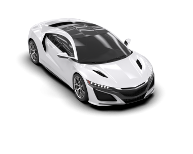 Siyah arka planı olan gerçekçi bir araba. 3d illüstrasyon