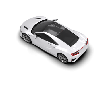 Beyaz arka planda izole edilmiş modern lüks beyaz araba. 3d illüstrasyon