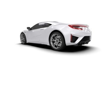 modern otomobil kırpma yolu ile izole edildi