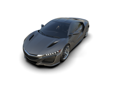 Stüdyo ortamında daha az genel bir konsept arabanın 3 boyutlu çizimi