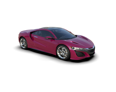 Modern araba. Beyaz arka planda izole edilmiş. 3 Boyutlu Hazırlama