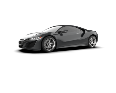 Beyaz arkaplanda gerçekçi bir araba, vektör illüstrasyonu