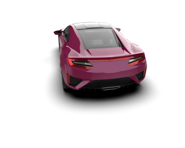 modern otomobil arka planda izole edildi