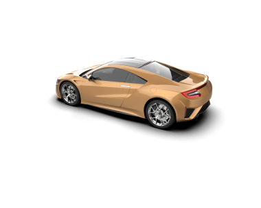 Gerçekçi araba izole edildi. vektör illüstrasyonu