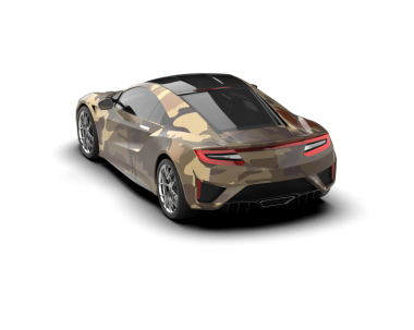 modern araba arka planda, 3 boyutlu görüntüleme