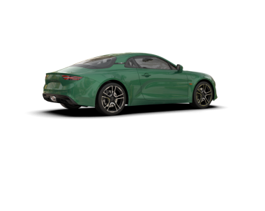 Siyah arka planda izole edilmiş yeşil spor araba. 3D görüntüleme - illüstrasyon