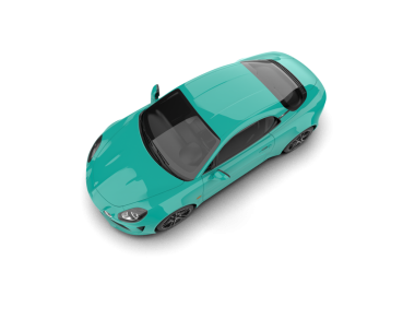 modern araba beyaz arka planda izole edilmiş.