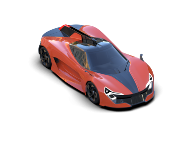 Bir markanın 3 boyutlu tasarımı - daha az genel bir araba