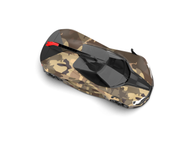 Siyah askeri silah beyaz arka planda izole edilmiş.