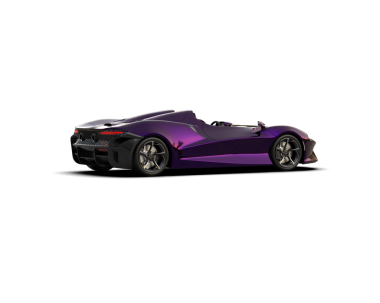 Modern araba beyazda izole edilmiş. 3d illüstrasyon.